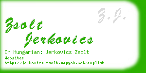 zsolt jerkovics business card